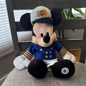 Disney Cruise Line Captain Mickey Mouse Plush